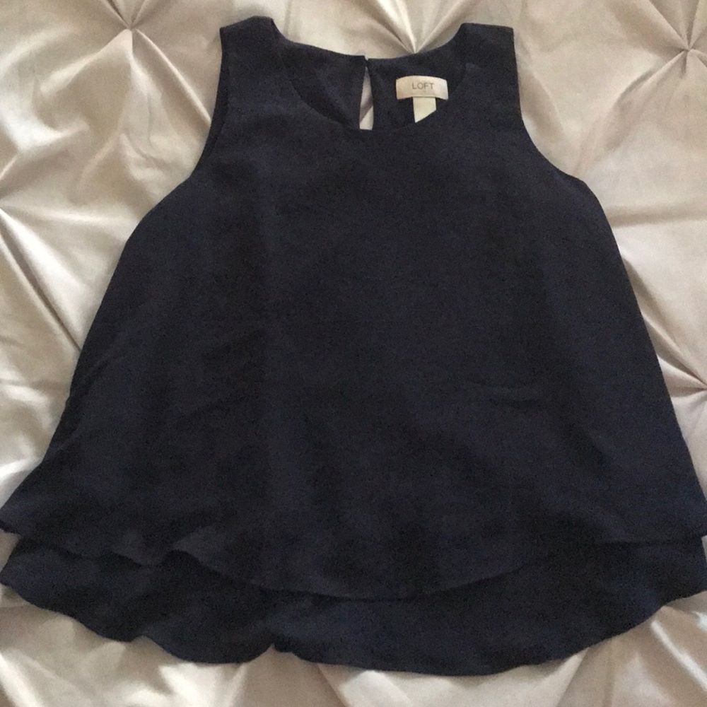 LOFT Sleeveless Blouse Size XS